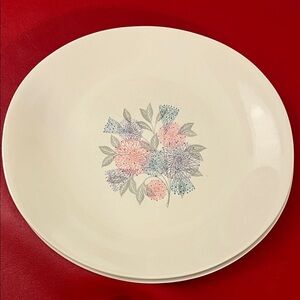 Hallcraft China - SPRING - EVA ZEISEL - (2) 11”x10.25” DINNER PLATES
